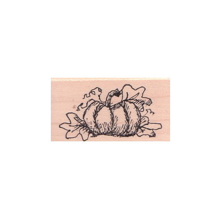 Pumpkin With Leaves