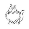 Cat With Heart