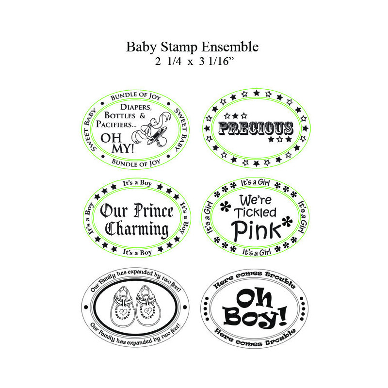 Baby Stamp Ensemble 2 1/4″ x 3 1/16″