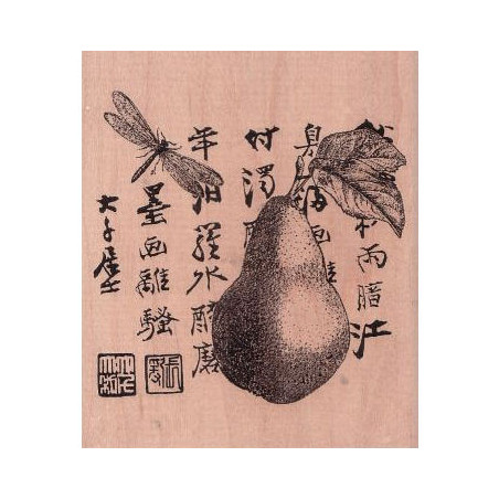 Chinese Pear Collage