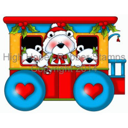 Christmas Bear Train - Set of 3
