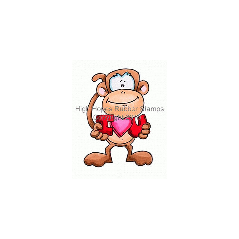 I Heart U Monkey