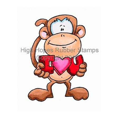 I Heart U Monkey