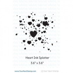 Heart Ink Splatter