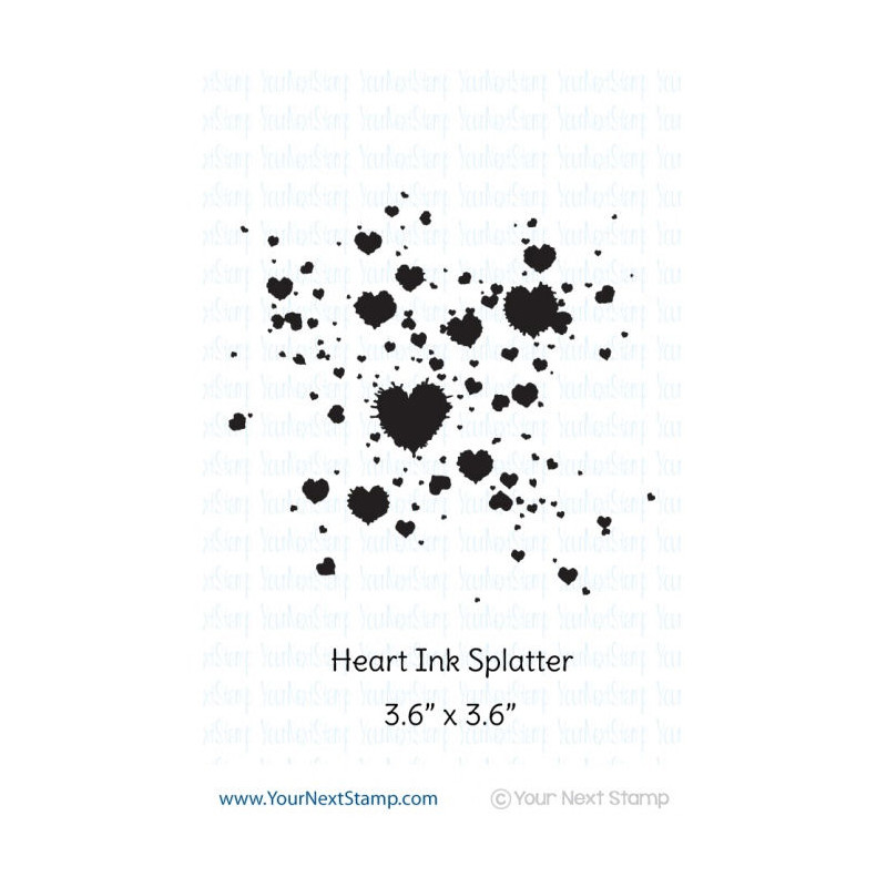 Heart Ink Splatter