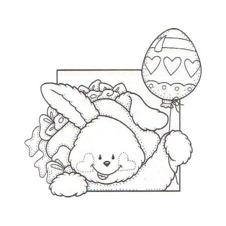 Bunny w/ Egg Balloon