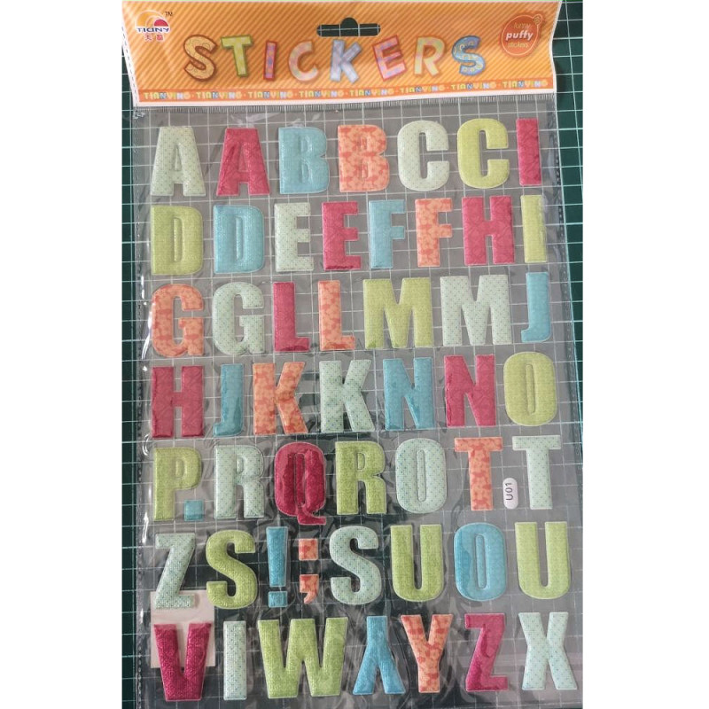 Second Chance - Puffy ABC Sticker