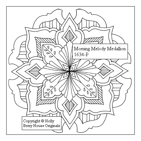 Second Chance - Morning Melody Medallion incl. instructions