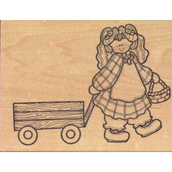 Zweite Chance - Girl Pulling a Wagon