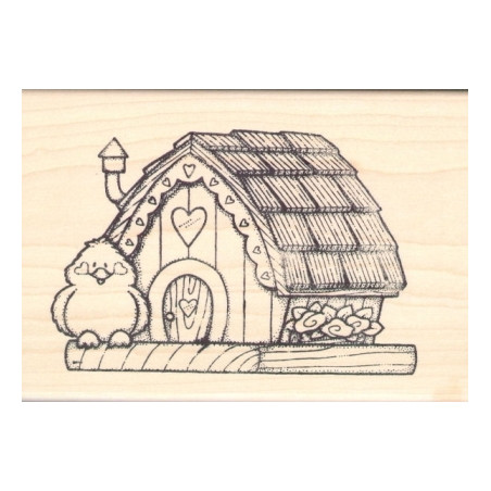 Second Chance - Lg. Shingled Birdhouse