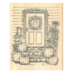Pumpkin & Sunflower Door