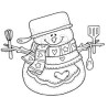 Second Chance - Snowy with Cooking Utensils