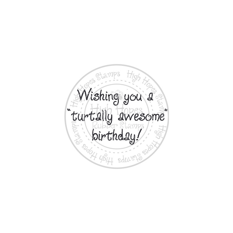 Second Chance - Wishing You a Turtally Awesome Birthday