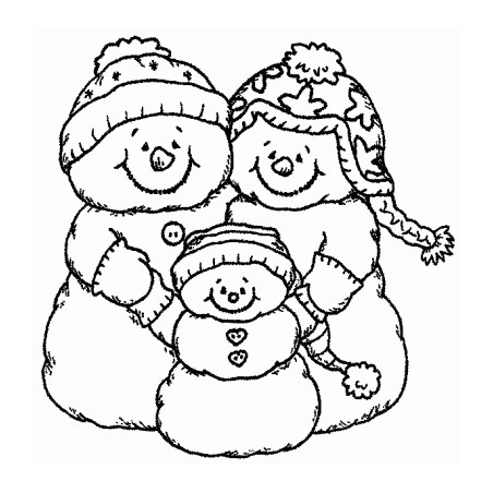 Zweite Chance - Snowman Family