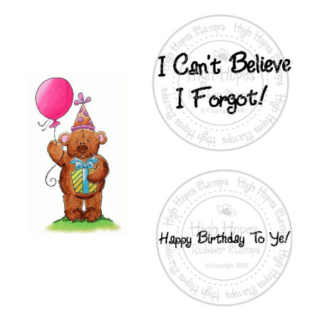 Second Chance - Standing Birthday Bear