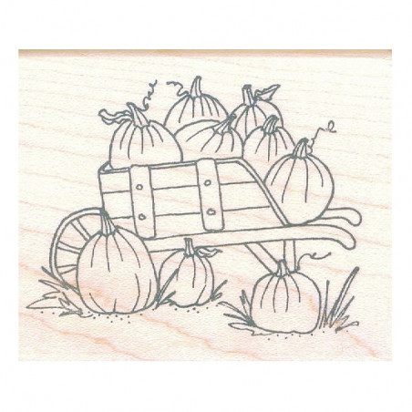 Wheelbarrow of Pumpkins