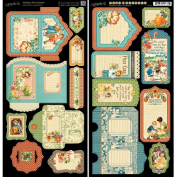 Children's Hour Cardstock Die-Cuts - Tags & Pockets