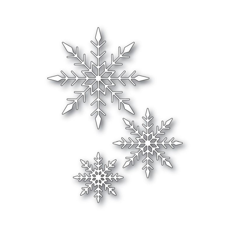 Sparkling Snowflake Trio