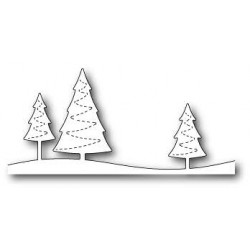 Stitched Evergreen Trees