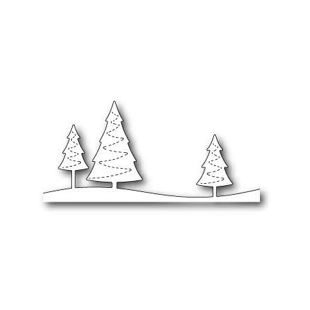 Stitched Evergreen Trees