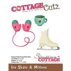 Ice Skate & Mittens