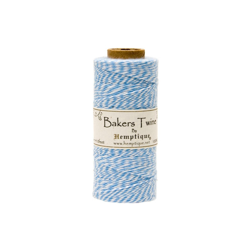 Bakers Twine - Lt. Blue/White