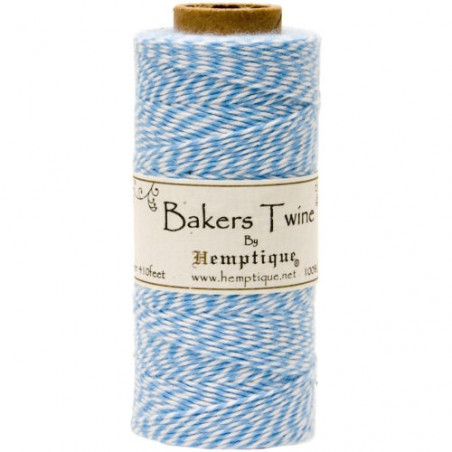 Bakers Twine - Lt. Blue/White