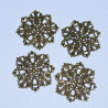 Antique Brass Round Connectors 44mm (4 pcs.)