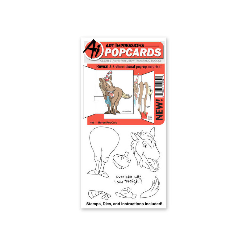 Horse PopCard