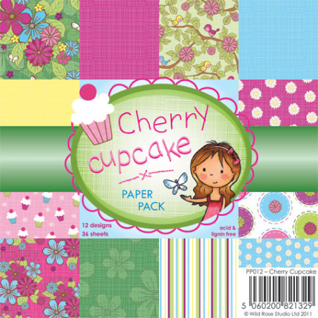 Cherry Cupcake 6x6 Paper Pack