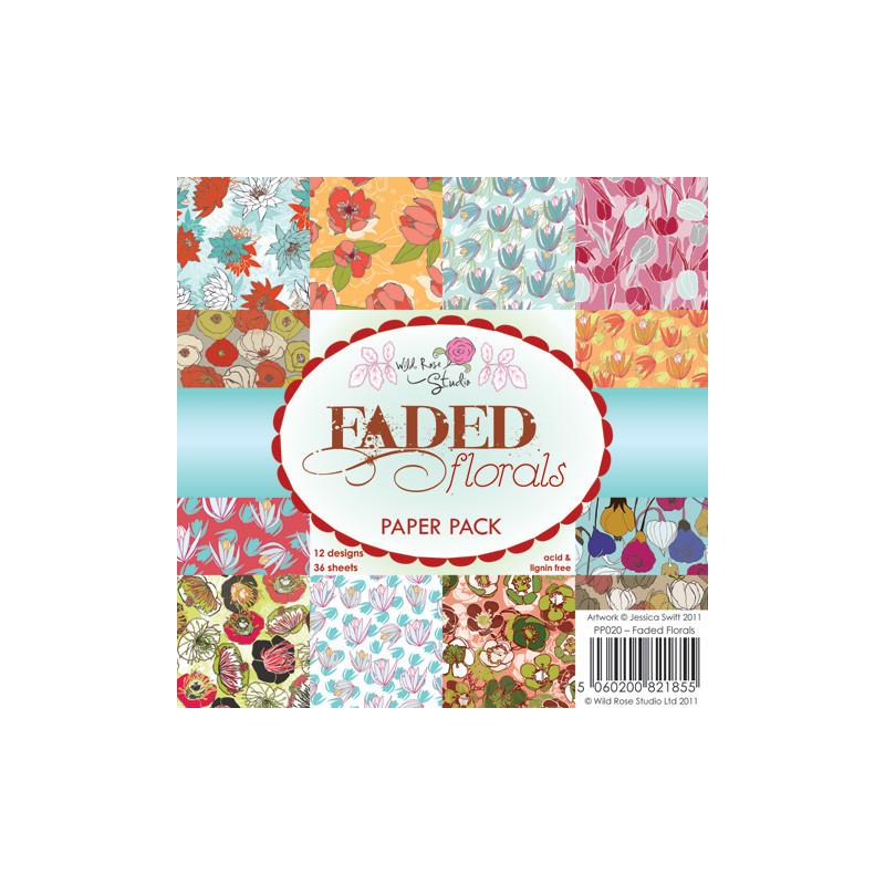 Faded Florals 6x6 Paper Pack