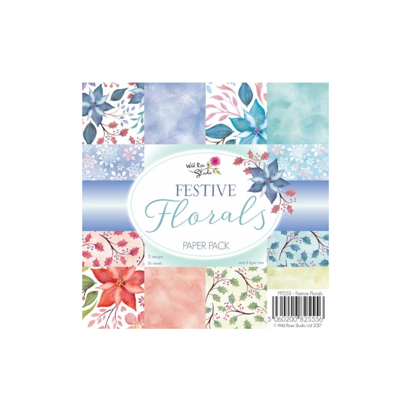 Festive Florals 6x6 Paper Pack