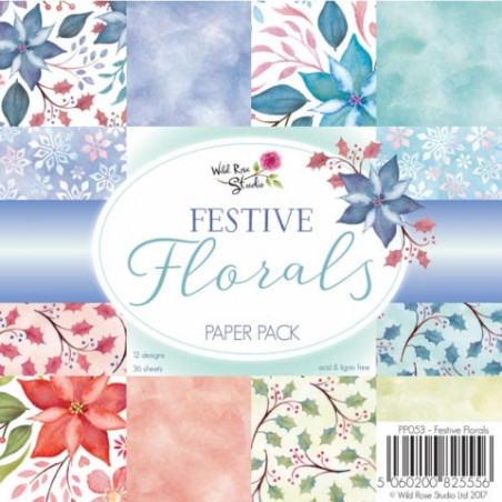 Festive Florals 6x6 Paper Pack