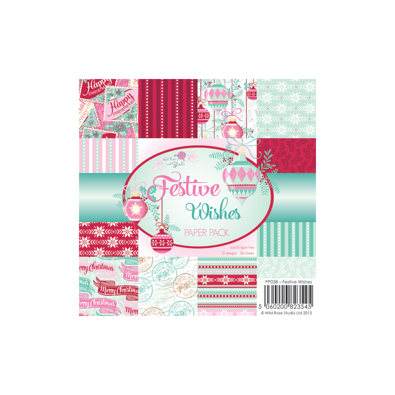 Festive Wishes 6x6 Paper Pack