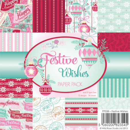 Festive Wishes 6x6 Paper Pack