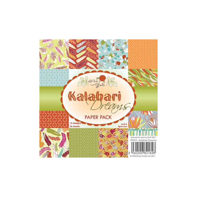 Kalahari Dreams 6x6 Paper Pack