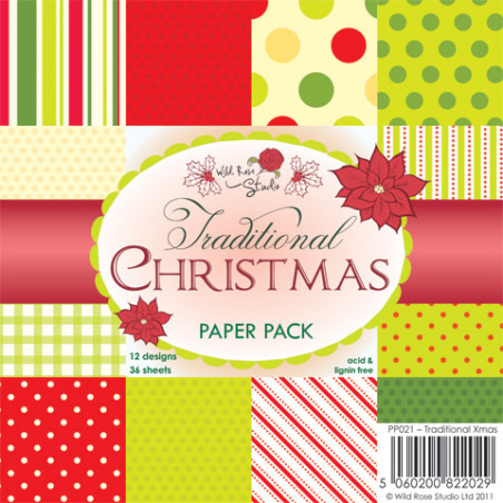 Traditional Xmas 6x6 Paper Pack