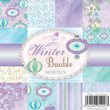 Winter Bauble 6x6 Paper Pack
