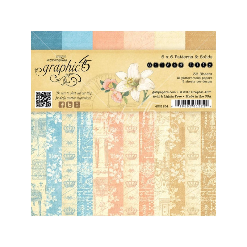 Gilded Lily Patterns & Solids 6x6