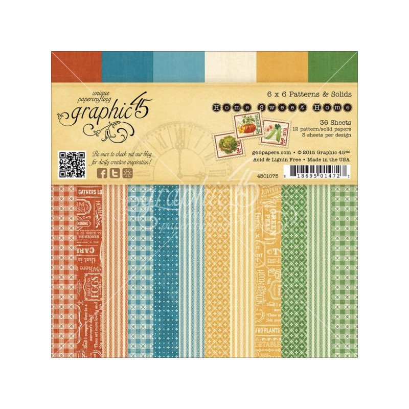 Home Sweet Home Patterns & Solids 6x6