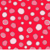 Polka Dots - Pink on Red