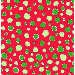Polka Dots Small - Green on...