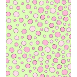 Polka Dots Small - Pink on...