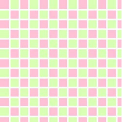 Squares - Grn & Pink