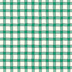 Wavy Line Plaid - Forest