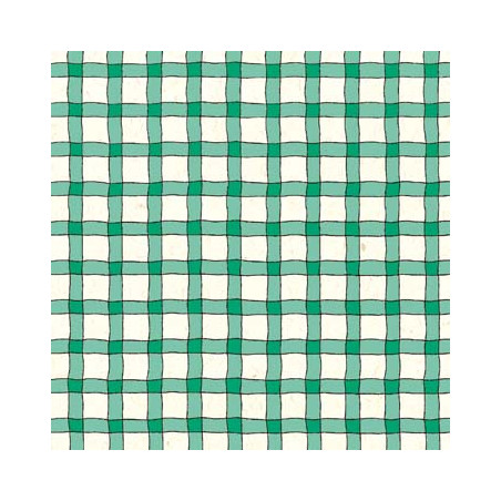 Wavy Line Plaid - Forest