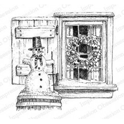 Snowman Window