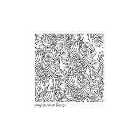 Etched Flower Background