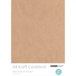 20x Kraft Cardstock A4