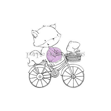 Free Spirits (Fox and Frog on Bicycle)